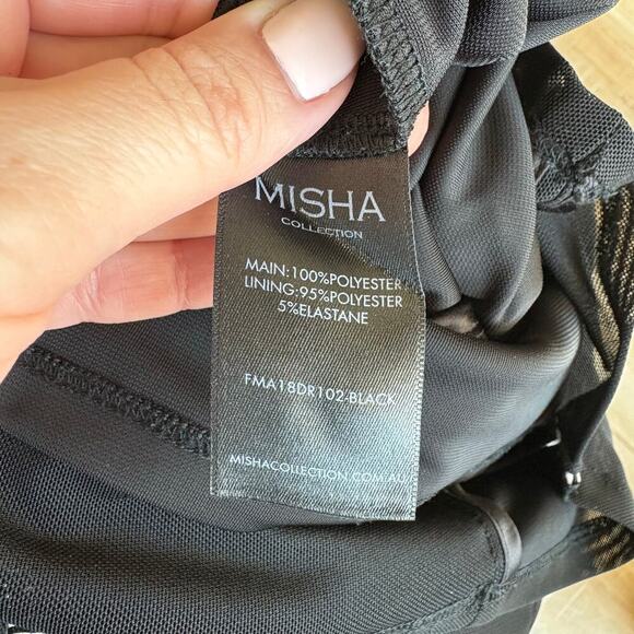 Misha Collection Katie Midi Pencil Dress Size 6 - Picture 6 of 8